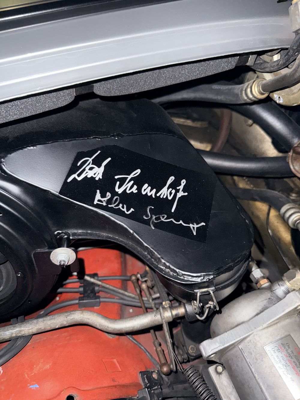 Signature on air box